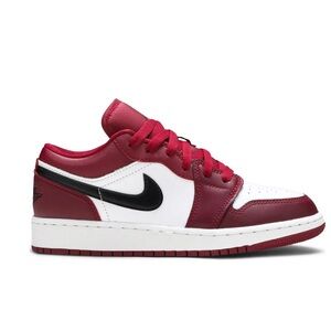 Nike Air Jordan 1 Low Noble Red (Grade School 7, Women’s 8.5, Men’s 7)
